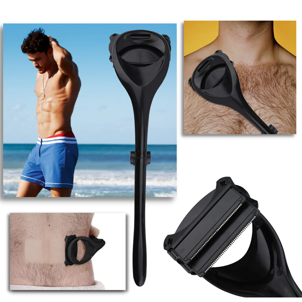 RoyaleGlow Back & Body Shaver for Smooth Hair Removal