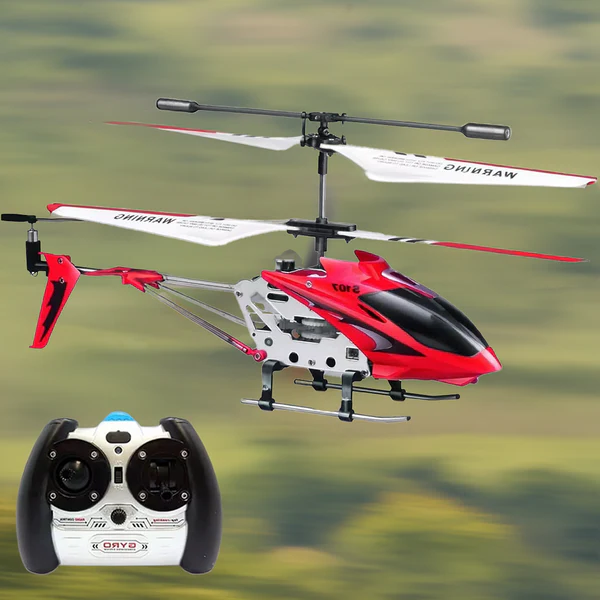 Royaleva Crimson Unbreakable Mini RC Helicopter with Gyro