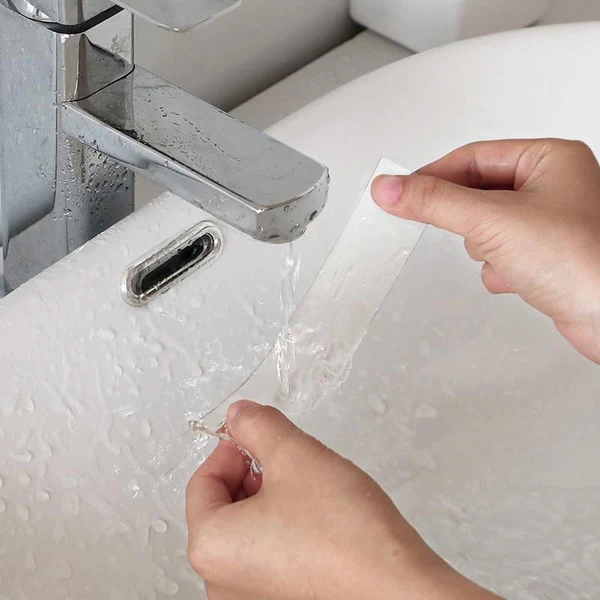 Luxora Transparent Sticky Nano Tape Double Sided Grip Reusable Home Tape Traceless Glue
