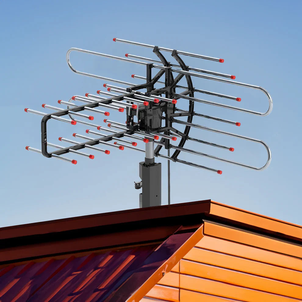 Luxora Outdoor Long Range 500+ Mile TV Antenna With UHF/VHF/FM Radio