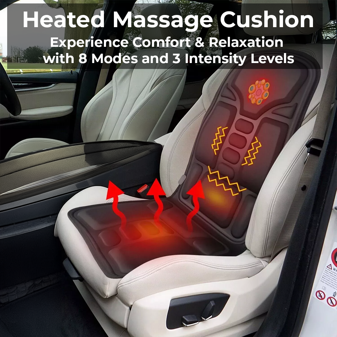 Royaleva Heated Massage Cushion Pad for Chair & Car