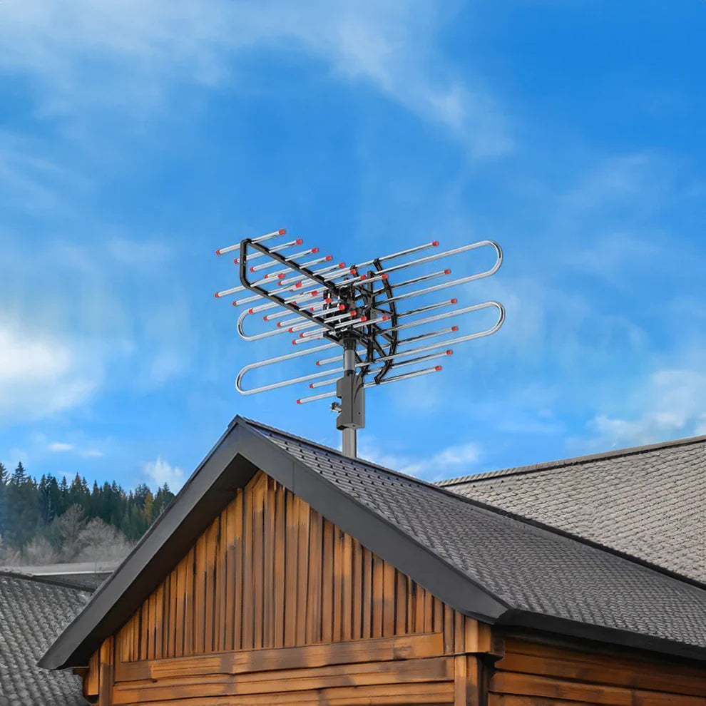 Luxora Outdoor Long Range 500+ Mile TV Antenna With UHF/VHF/FM Radio