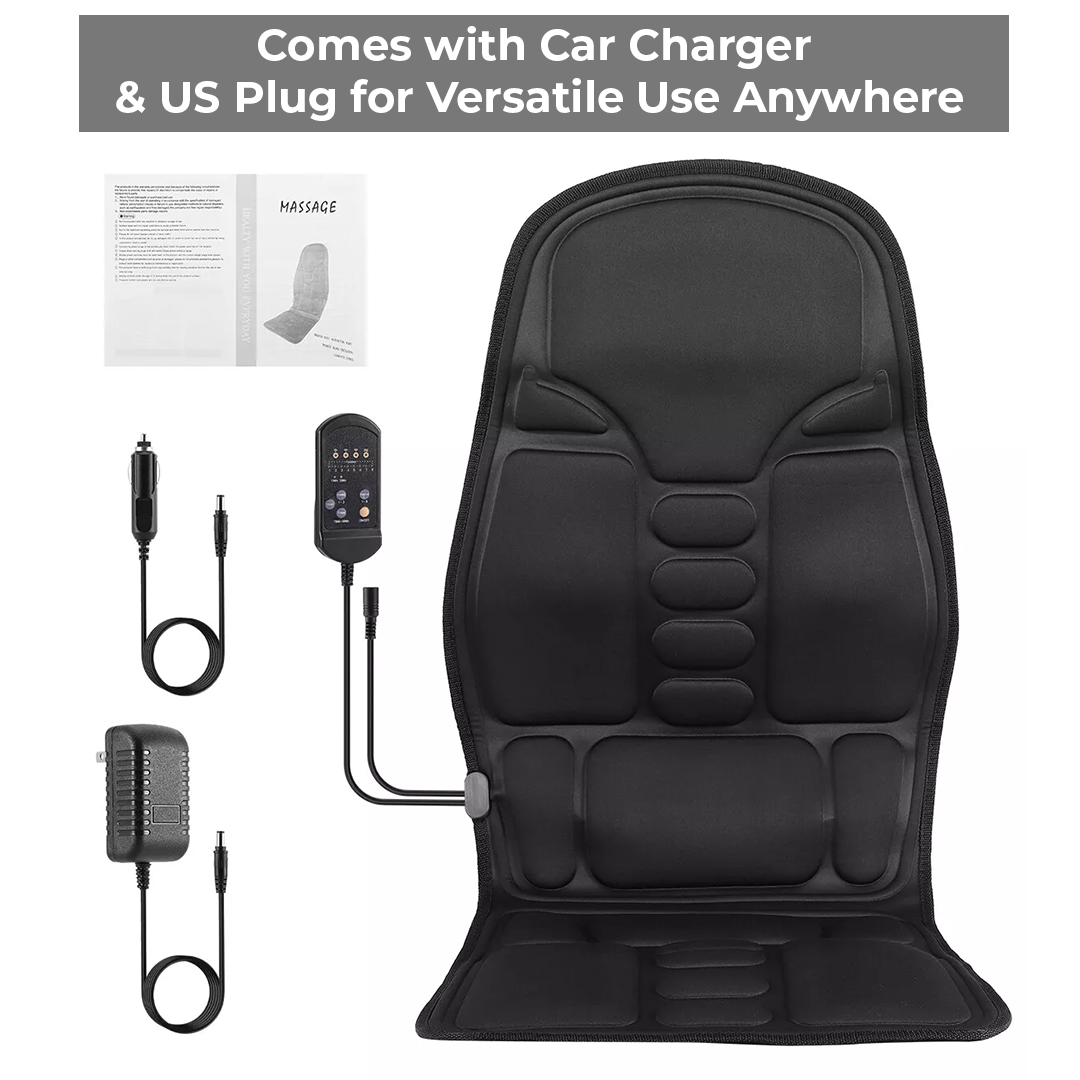 Royaleva Heated Massage Cushion Pad for Chair & Car