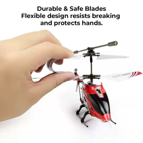 Royaleva Crimson Unbreakable Mini RC Helicopter with Gyro
