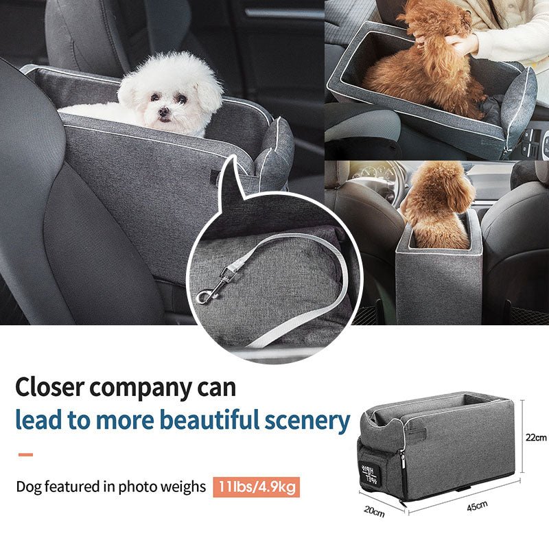 Royaleva Pet Car Seat for Small Dog and Cat Safe Ride