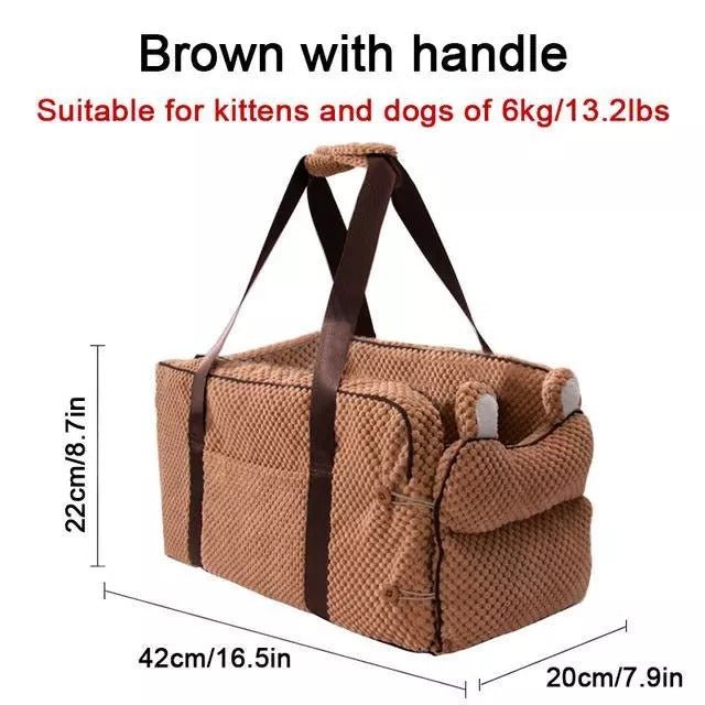 Royaleva Pet Car Seat for Small Dog and Cat Safe Ride