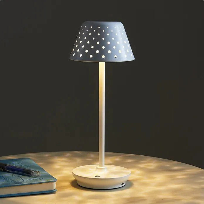 Royaleva Modern Light Luxury Cordless LED Table Lamp – USB Rechargeable, Touch Dimmable - Gold