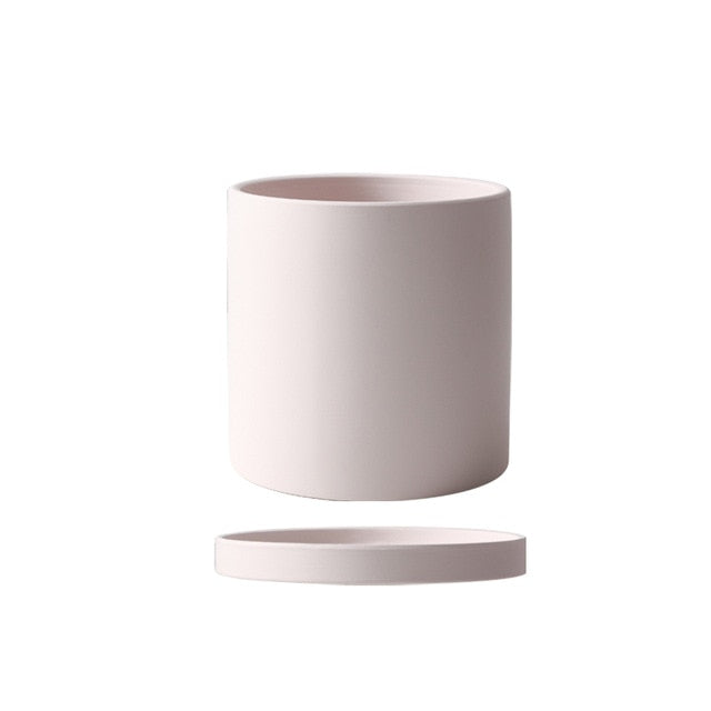 Royaleva All The Bright Colors Planter with Saucer Set