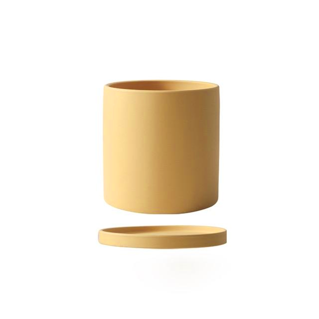 Royaleva All The Bright Colors Planter with Saucer Set