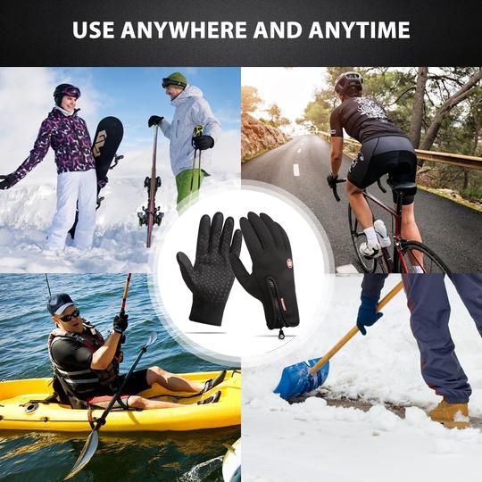 RoyaleGlow Thermal Gloves - Unisex Touch Screen Winter Gloves