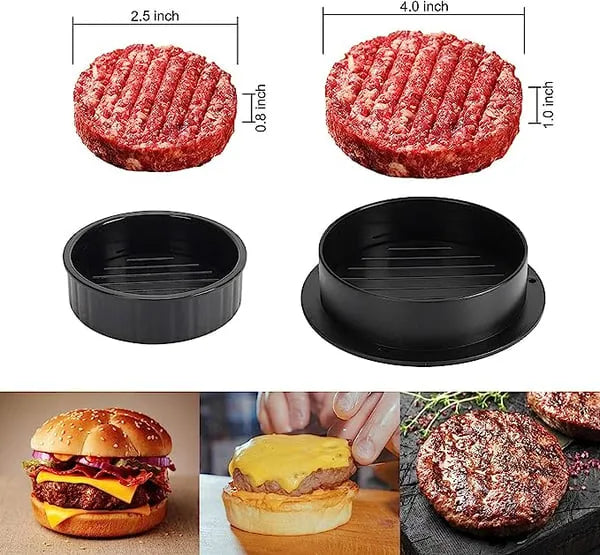 Luxora 3-in-1 Burger Press For Perfect Patties Every Time