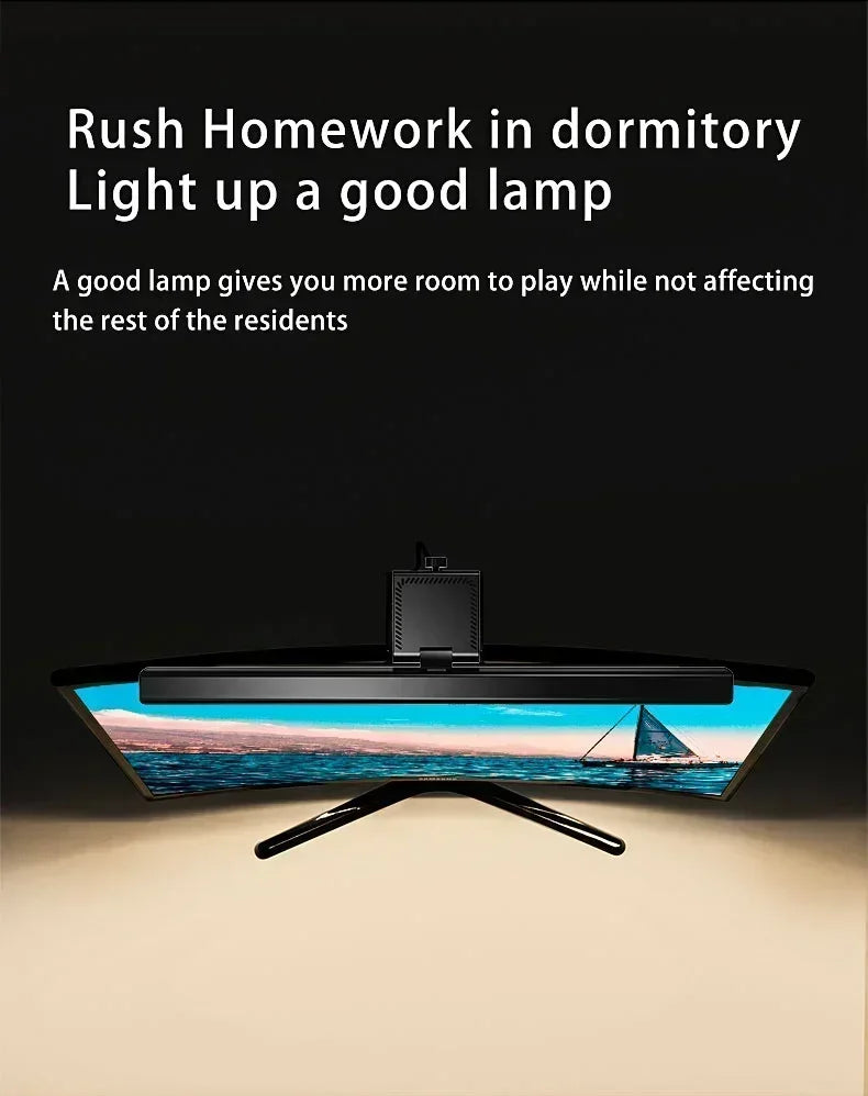 RoyaleGlow Monitor Led Light Bar with Touch Control and Eye Protection