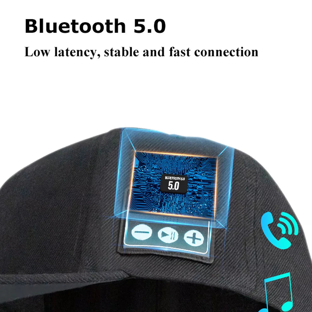 Royaleva Bluetooth Speaker Baseball Cap – Wireless, Waterproof, and Stylish