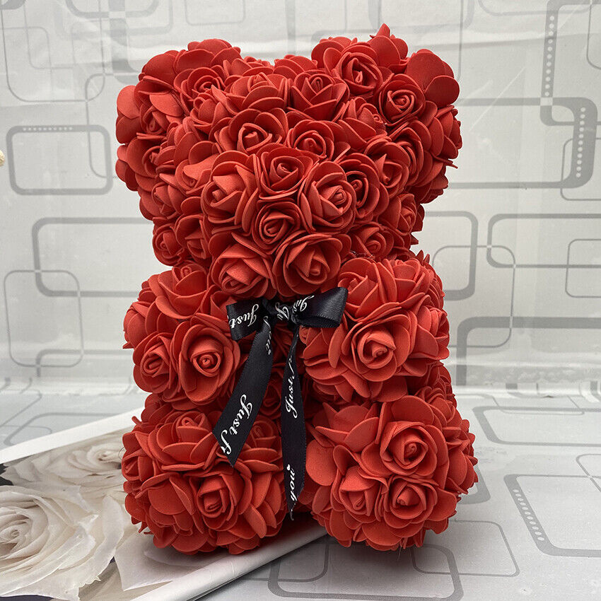 Royaleva Eternal Love Rose Flower Valentine's Teddy Bear Gift 10"