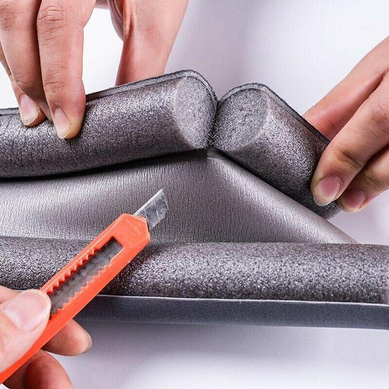 RoyaleGlow Home Garage Weather Stripping Bottom Under Door Insulation Seal Strip