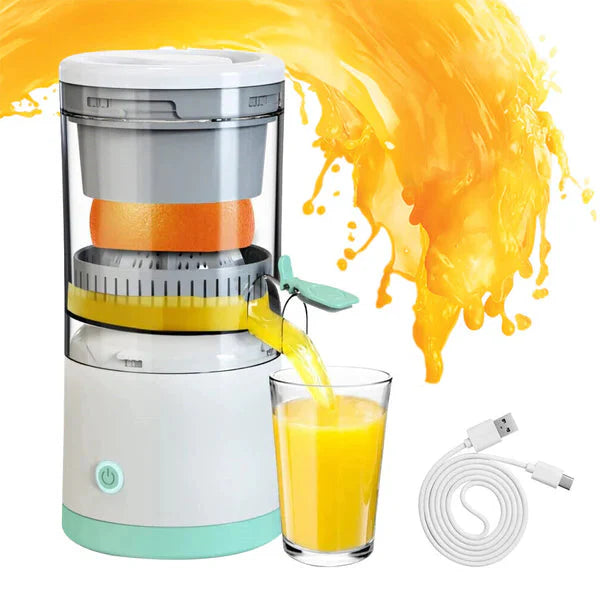 RoyaleGlow Portable Wireless Electric Fresh Orange Citrus Squeezer Juicer