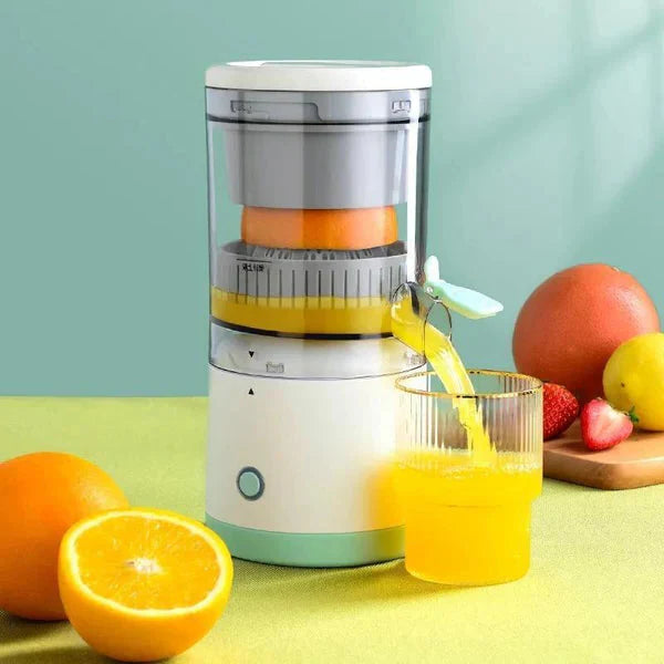RoyaleGlow Portable Wireless Electric Fresh Orange Citrus Squeezer Juicer