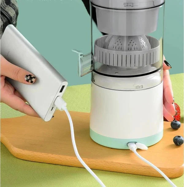 RoyaleGlow Portable Wireless Electric Fresh Orange Citrus Squeezer Juicer