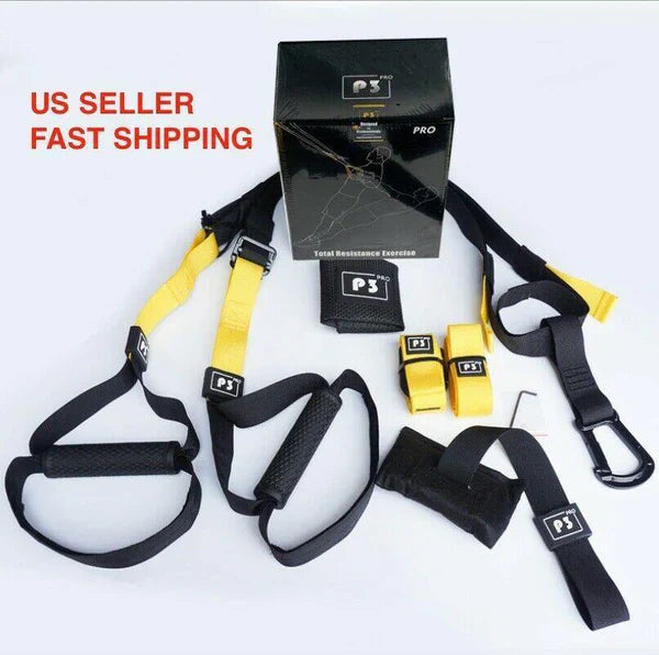 RoyaleGlow Training Straps for Home Gym Fitness Set