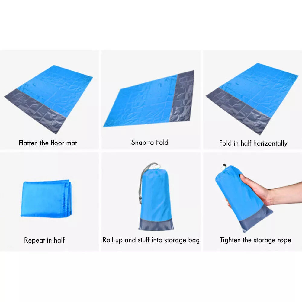 Royaleva Heavy Duty Camping Tent Beach Picnic Blanket Tarp