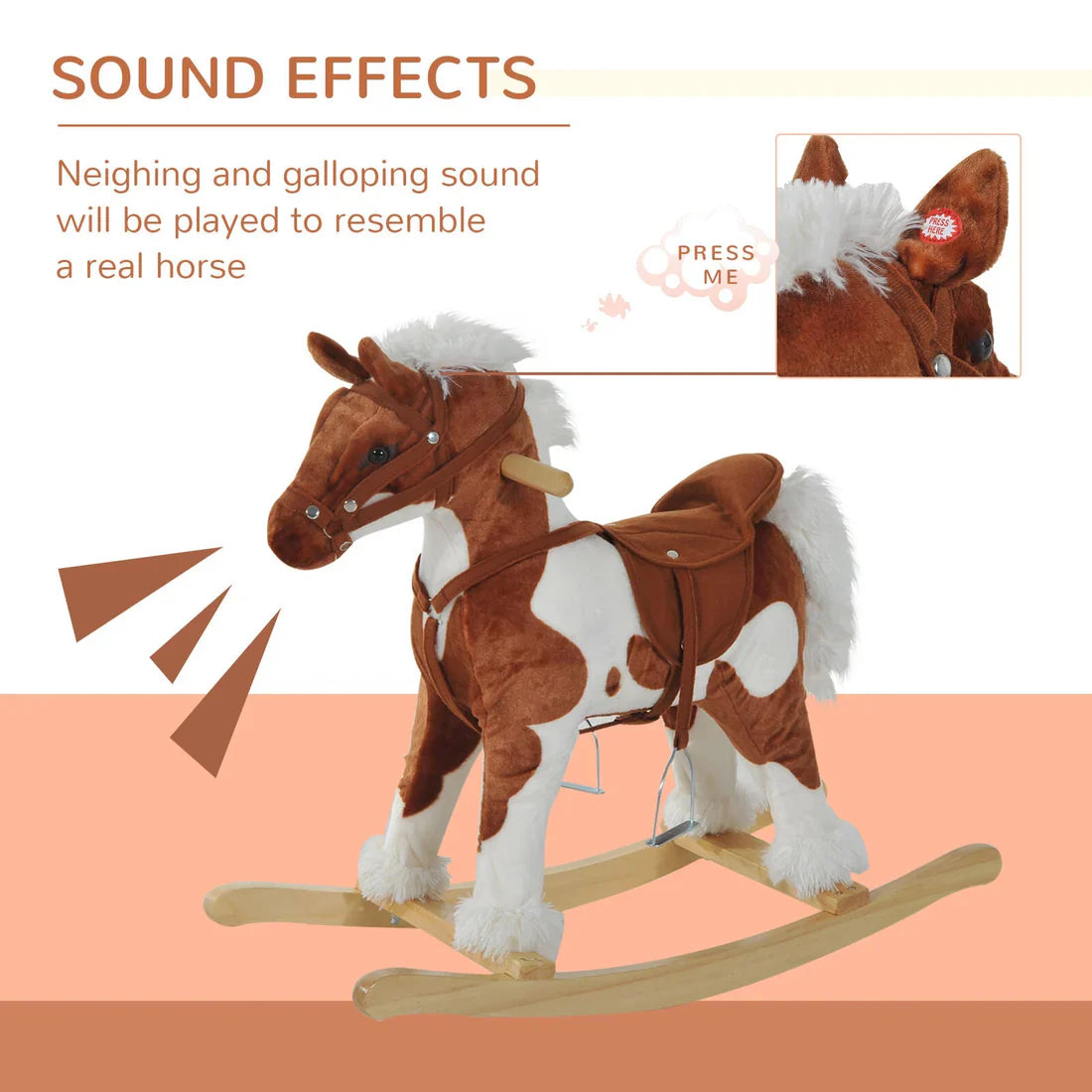 Royaleva Premium Rocking Horse For Toddlers - Durable Fun