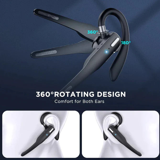 Luxora Trucker Dual Mic Wireless Bluetooth 5.1 Noise Cancelling Headset