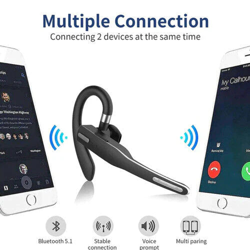 Luxora Trucker Dual Mic Wireless Bluetooth 5.1 Noise Cancelling Headset