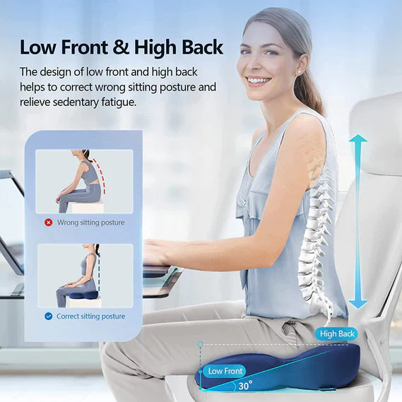 Royaleva Seat Cushion for Tailbone Pain and Pressure Relief