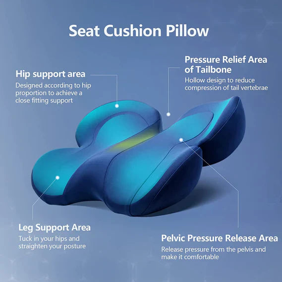 Royaleva Seat Cushion for Tailbone Pain and Pressure Relief