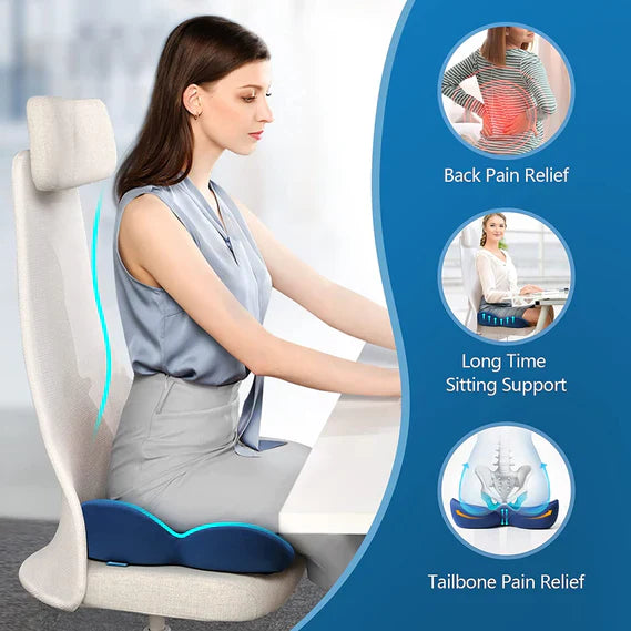 Royaleva Seat Cushion for Tailbone Pain and Pressure Relief