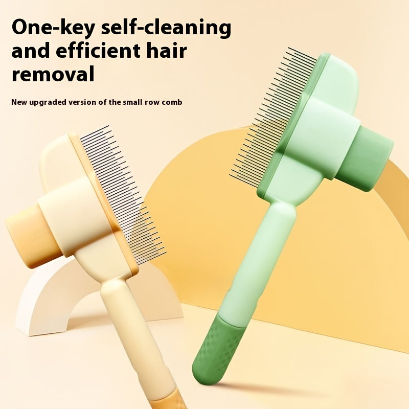 Luxora Flea Comb For Dogs And Cats With Self-Cleaning Feature