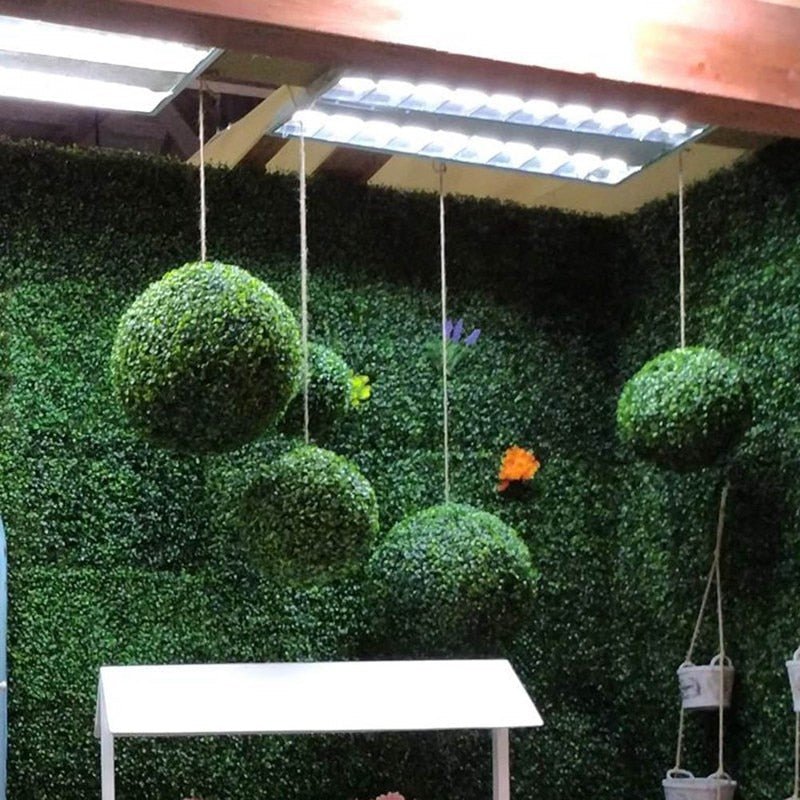 Royallure Lighted Boxwood Topiary Balls – UV-Resistant Artificial Greenery for Gardens, Weddings & Outdoor Décor