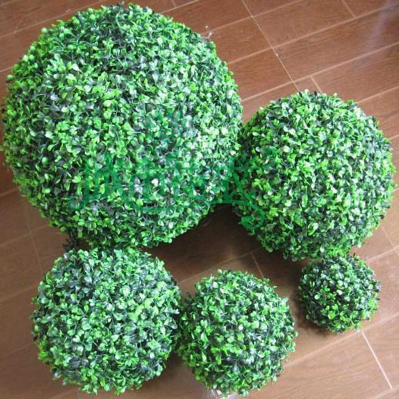 Royallure Lighted Boxwood Topiary Balls – UV-Resistant Artificial Greenery for Gardens, Weddings & Outdoor Décor