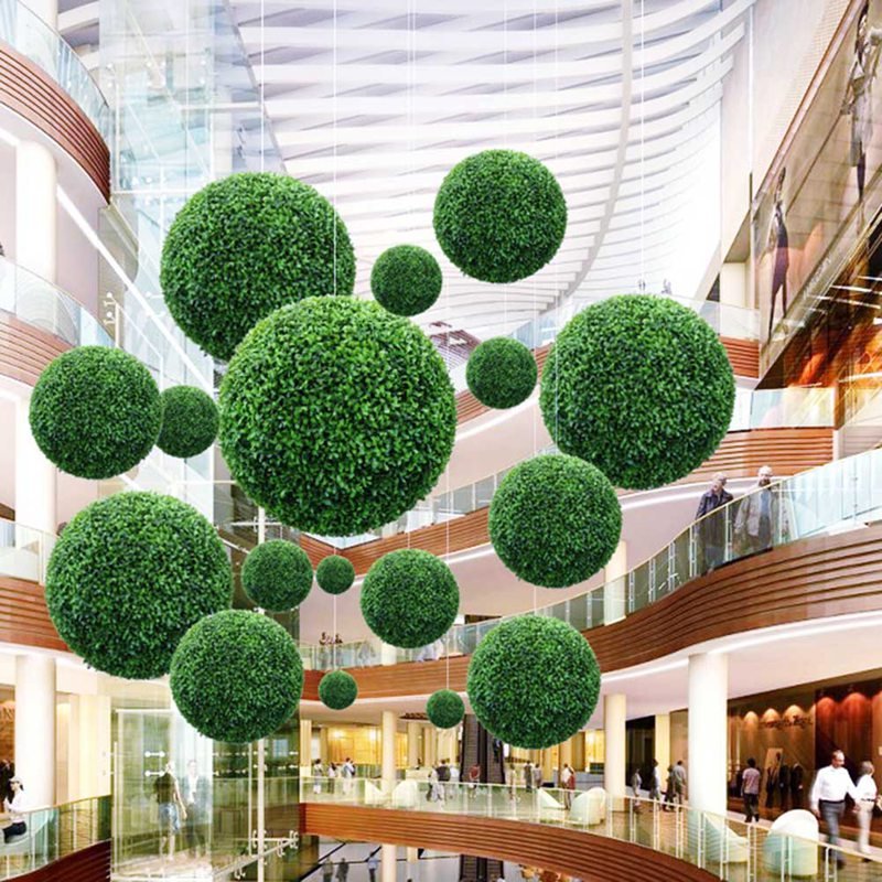 Royallure Lighted Boxwood Topiary Balls – UV-Resistant Artificial Greenery for Gardens, Weddings & Outdoor Décor