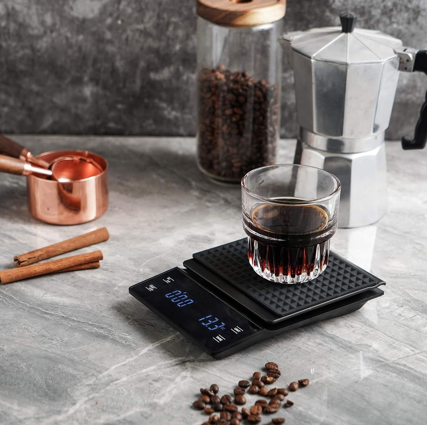 Luxora Coffee Scale With Timer for Accurate Brewing