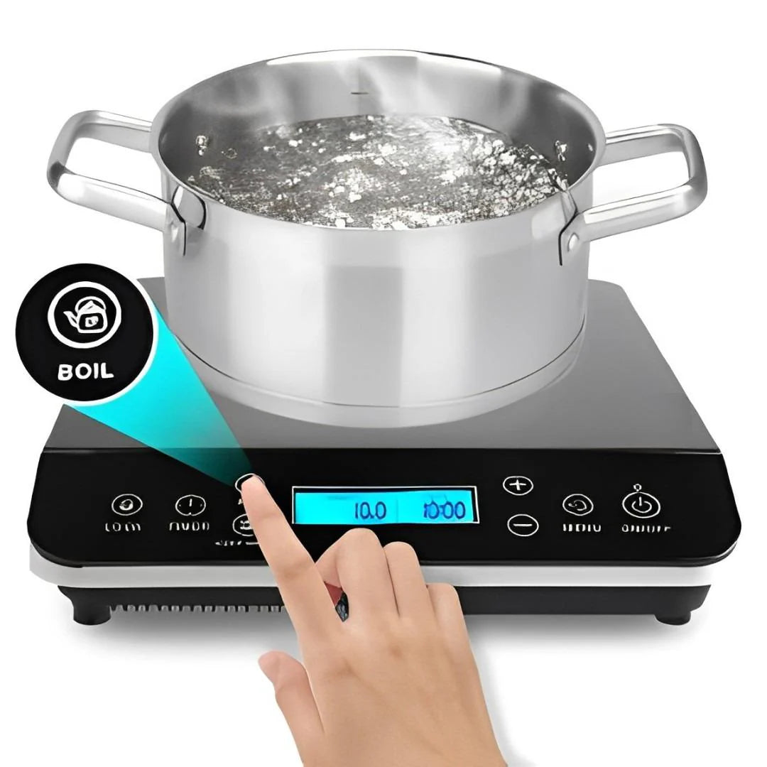 RoyaleGlow Portable Induction Cooktop with Touch Control