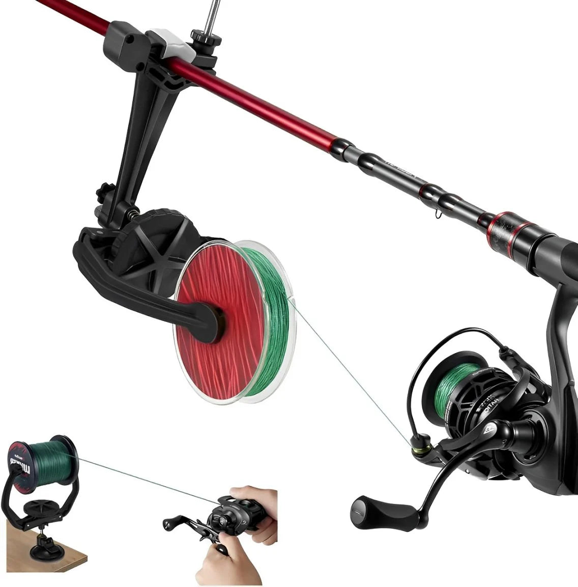 Luxora Fishing Line Winder Spooler for Tangle-Free Reel