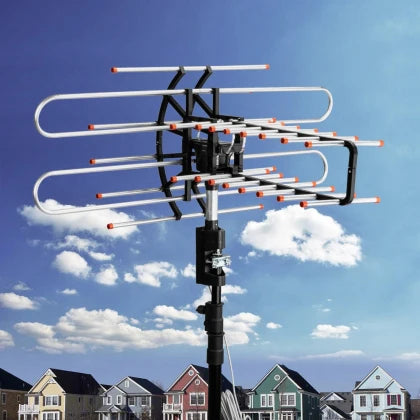 Luxora Outdoor Long Range 500+ Mile TV Antenna With UHF/VHF/FM Radio
