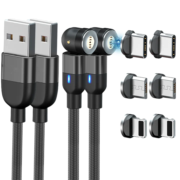 Royaleva Do-It-All Cable 3.0 - Charging Cable For iPhone Android and Type C