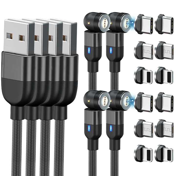 Royaleva Do-It-All Cable 3.0 - Charging Cable For iPhone Android and Type C