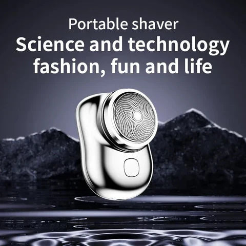 RoyaleGlow Men's Mini Electric Shaver for Smooth Shaving