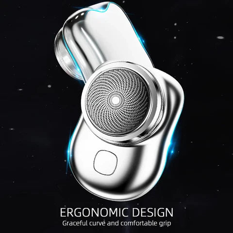 RoyaleGlow Men's Mini Electric Shaver for Smooth Shaving