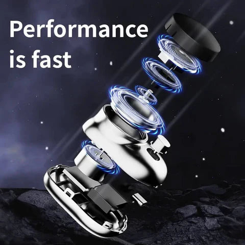 RoyaleGlow Men's Mini Electric Shaver for Smooth Shaving