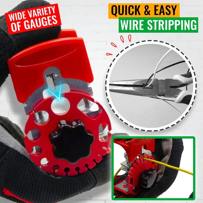 RoyaleGlow Universal Handheld Quick Strippers - Machine Combo with 10 Blades