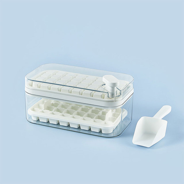 Rayvia One-Click Ice Tray System for Perfect Ice Cubes