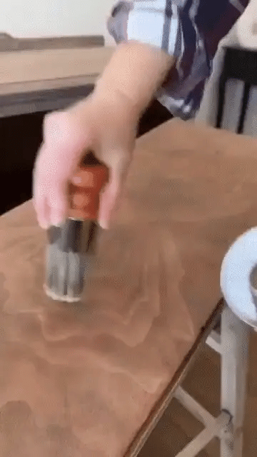 LuxRoyale Furniture Salve And Brush For Leather And Wood