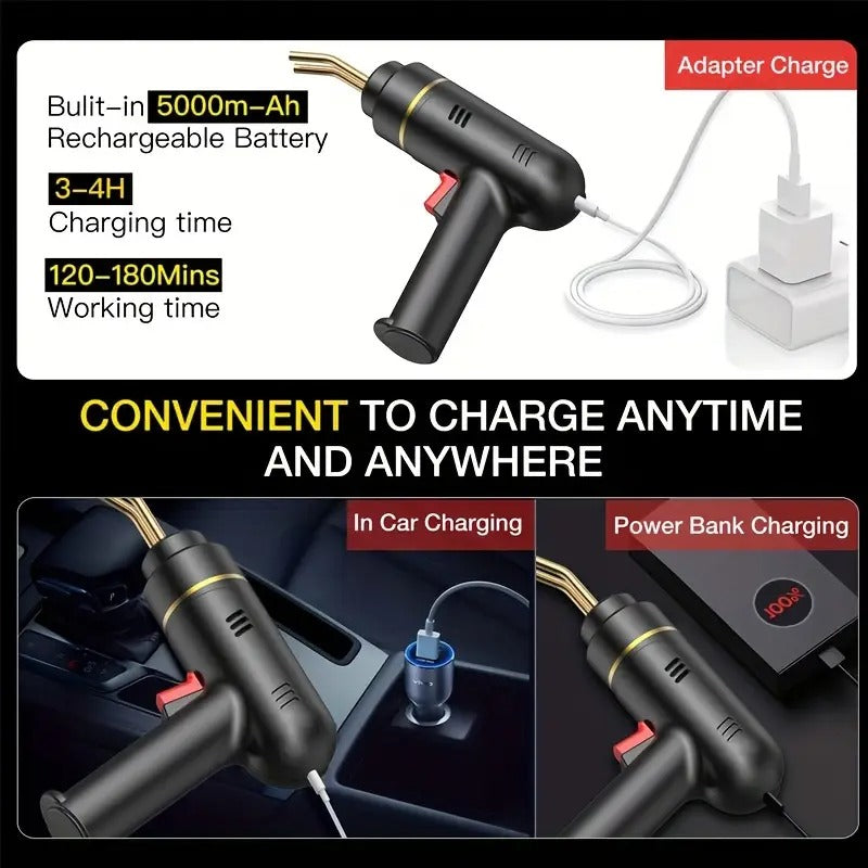 LuxRoyale Plastic Welder Gun with 200W Power and Kit