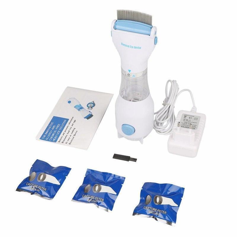Luxora Electric Lice Comb for Safe and Chemical-Free Removal