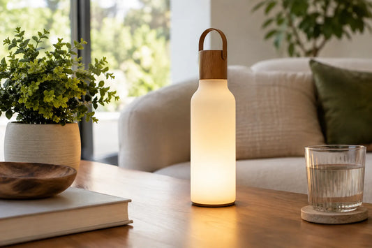How rechargeable bottle lamps add light anywhere