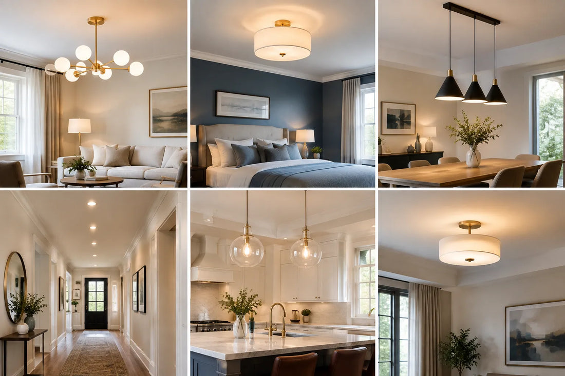 Ceiling with lights ideas for every room and ceiling height